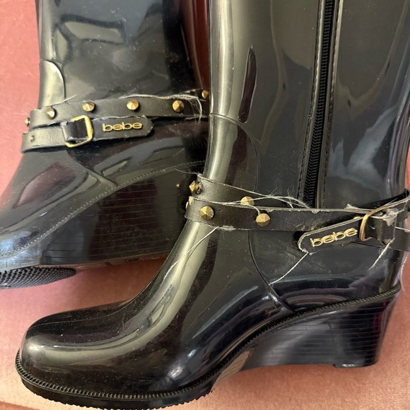 Y2K Bebe Rubber Rain Boots - Picture 2 of 6